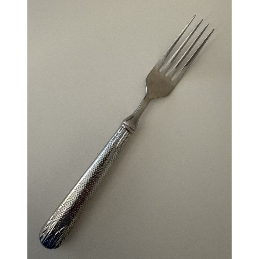 Retroneu Laurel Honeycomb Dinner Fork Stainless Flatware